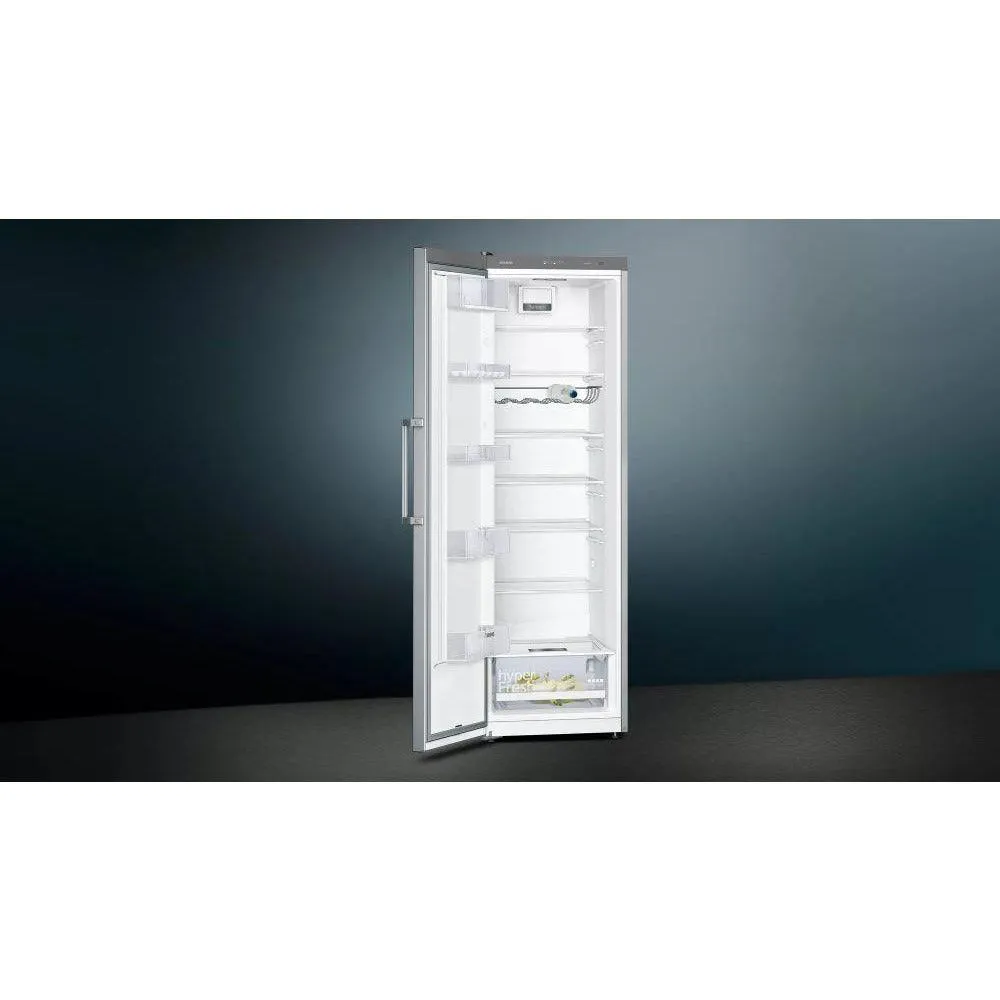 Siemens iQ300 346L Freestanding Tall Larder Fridge - Stainless Steel | KS36VVIEPG