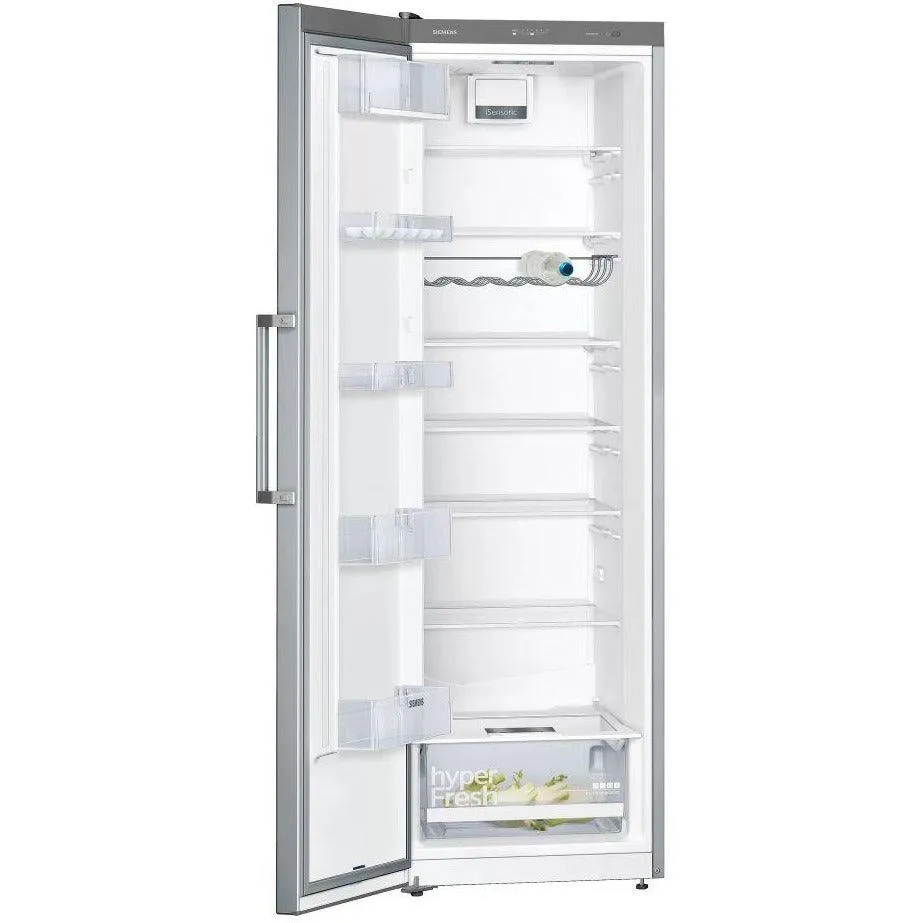 Siemens iQ300 346L Freestanding Tall Larder Fridge - Stainless Steel | KS36VVIEPG