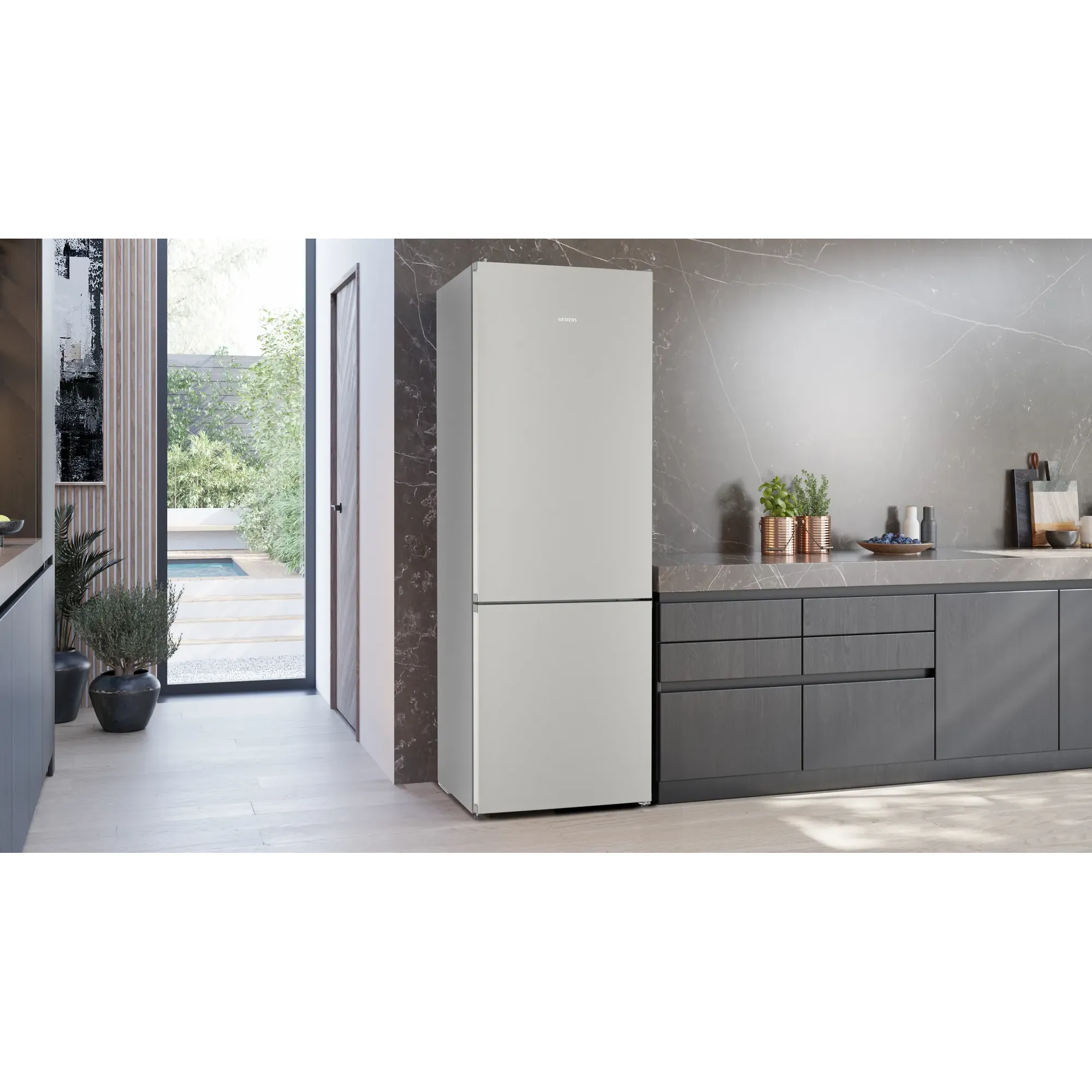 Siemens IQ300 440L No Frost Freestanding Fridge Freezer - Inox | KG49N2IDF