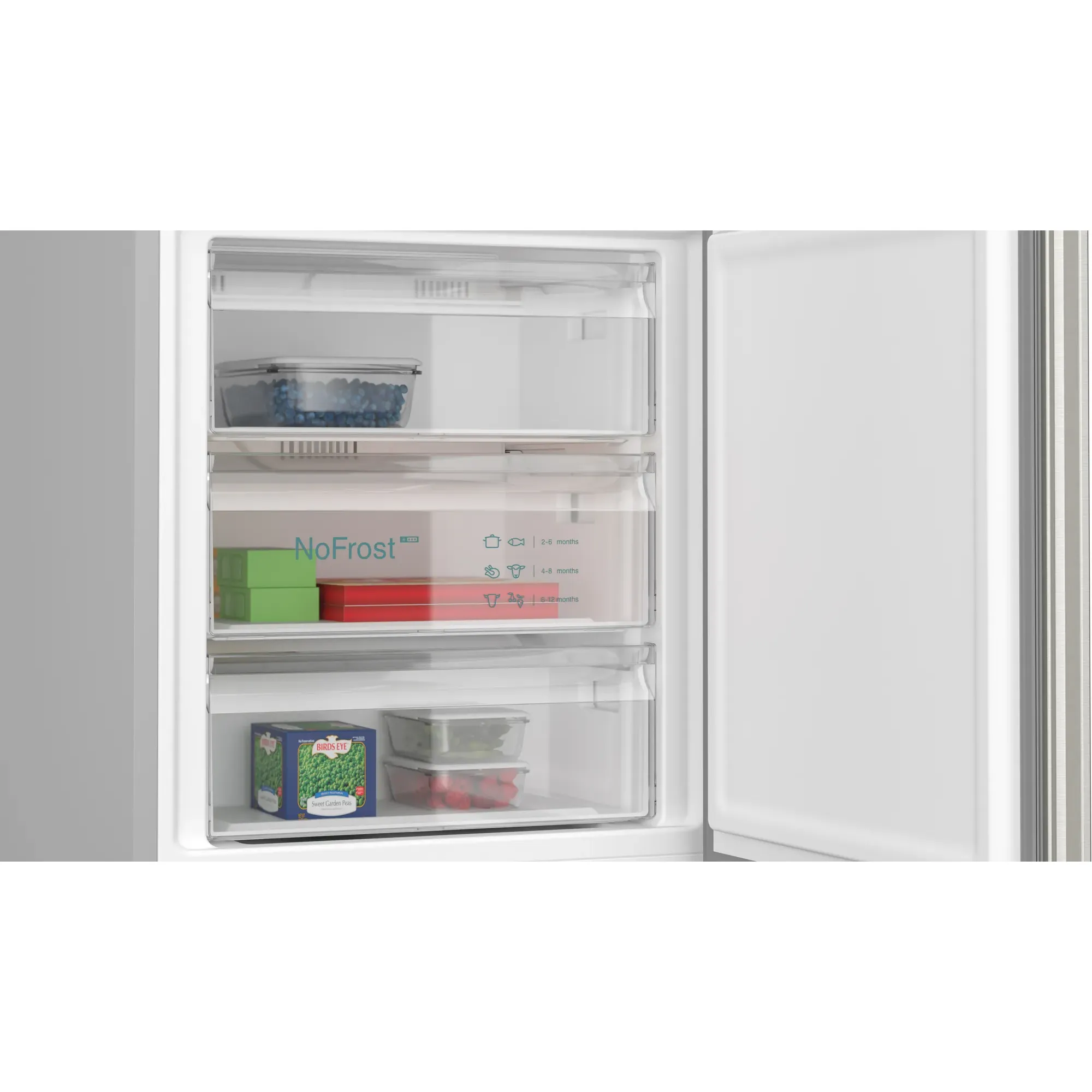 Siemens IQ300 440L No Frost Freestanding Fridge Freezer - Inox | KG49N2IDF
