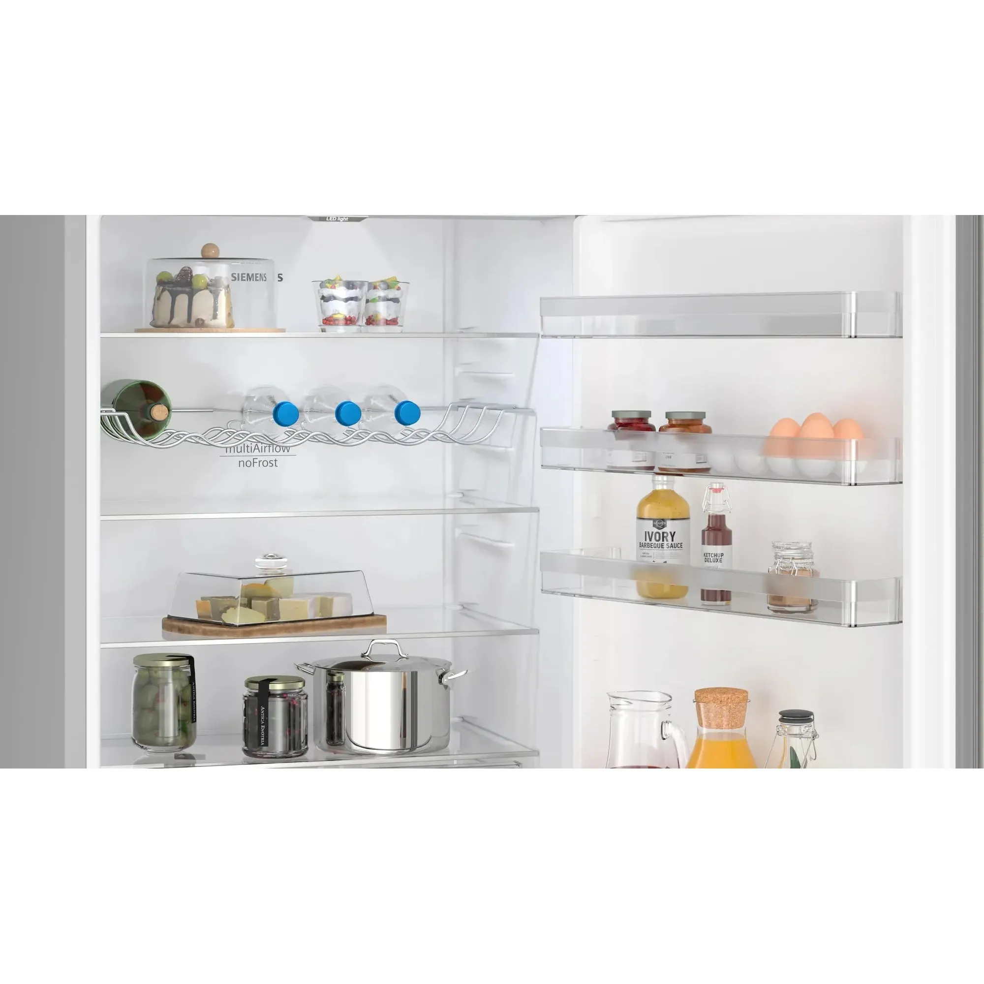 Siemens IQ300 440L No Frost Freestanding Fridge Freezer - Inox | KG49N2IDF