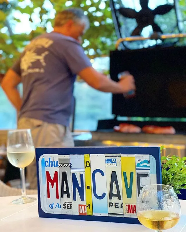 Signs made from License Plates