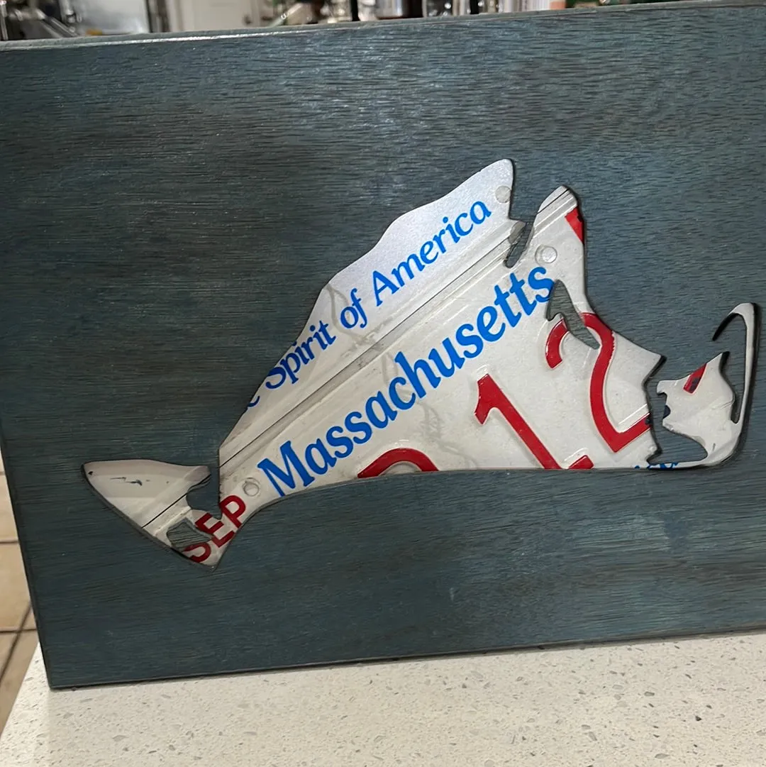 Signs made from License Plates
