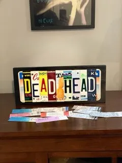 Signs made from License Plates