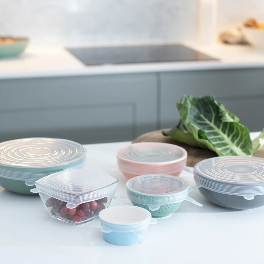 Silicone Lids - Set of 6
