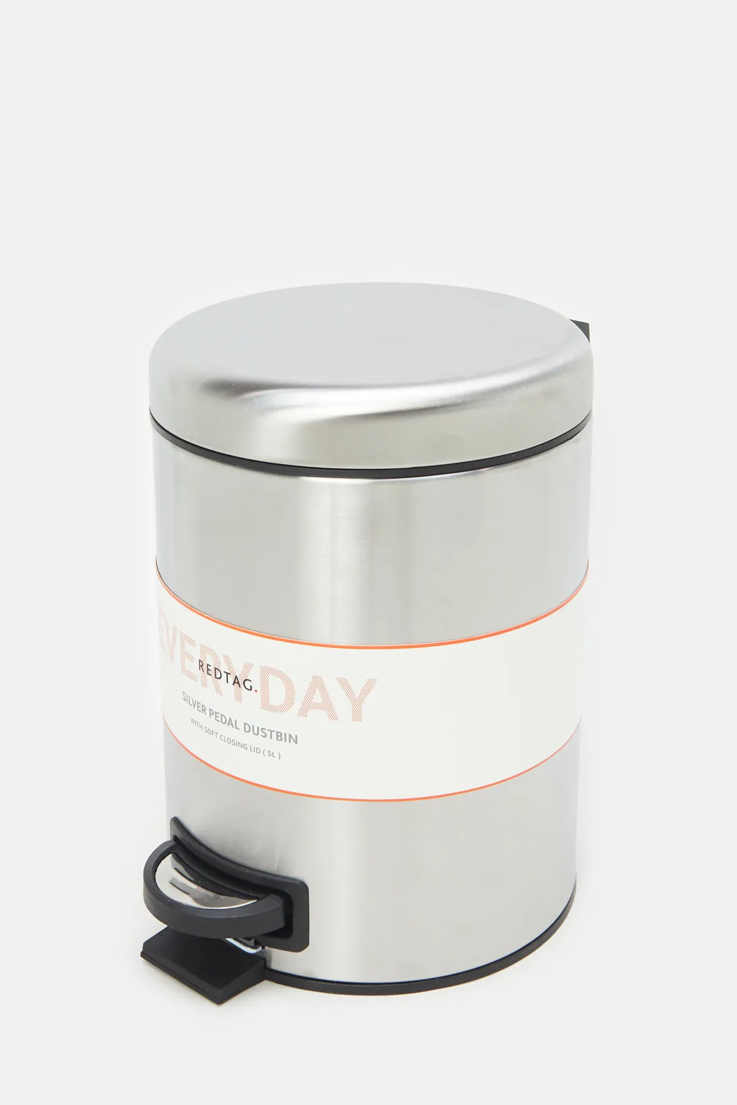 Silver Plain Pedal Bin (5Lt.)