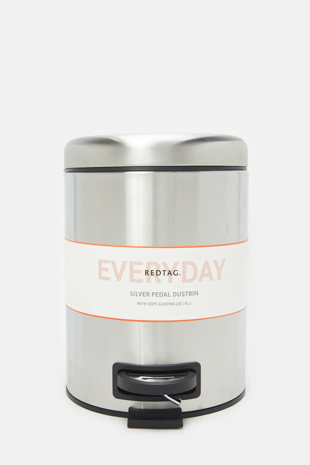 Silver Plain Pedal Bin (5Lt.)