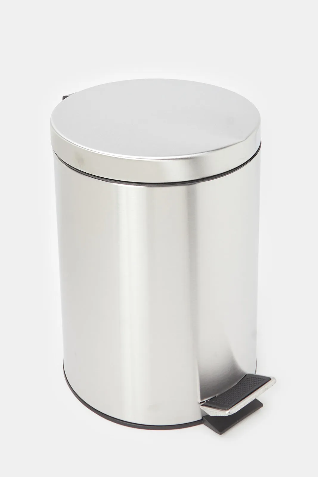 Silver Plain Pedal Bin (9Lt.)