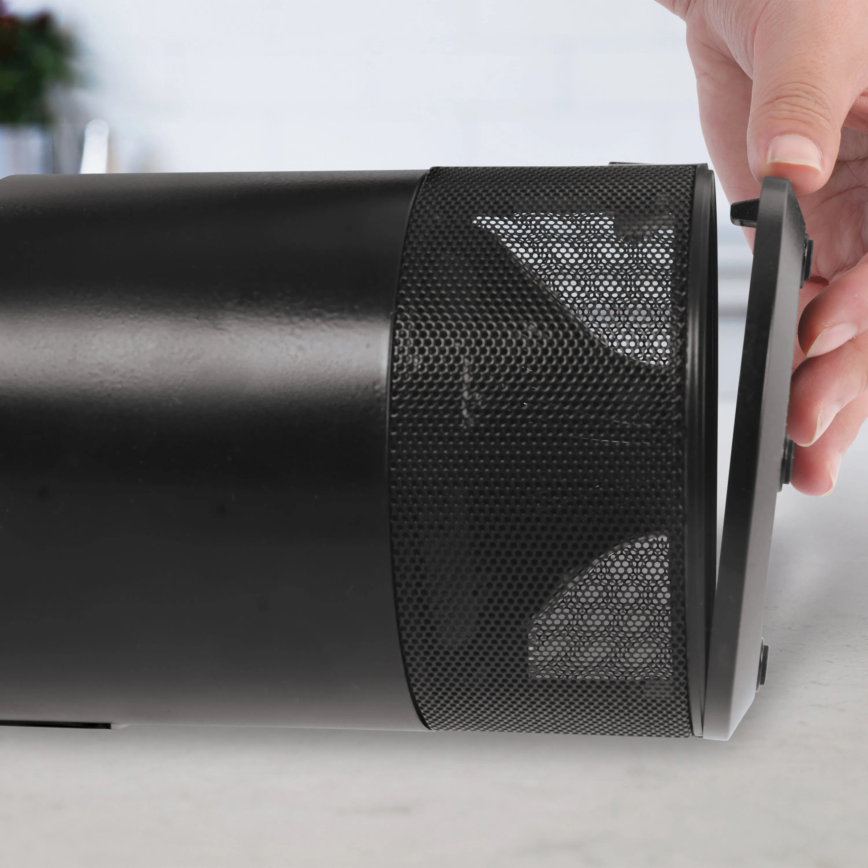 Sun Joe SJ-BZ15W-BLK UV Indoor Insect Trap | Non-Toxic UV Light | 10 Sticky Traps Included (Black)