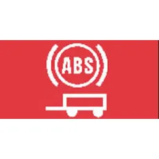 Switch Lens Top Red Trailer ABS Warning Pk5