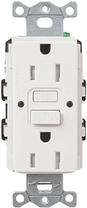 Tamper-Resistant Self Testing GFCI Receptacles - Satin Color 20A 125V | SCR-20-GFST-XX