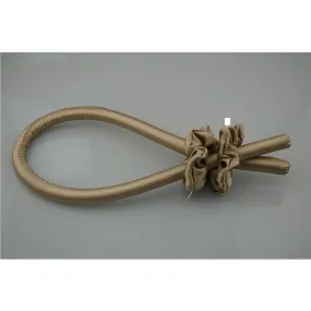 Tan silk hair curler