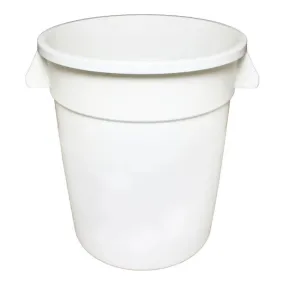 Thunder Group PLTC020W 20 Gallon Plastic Round Trash Can White