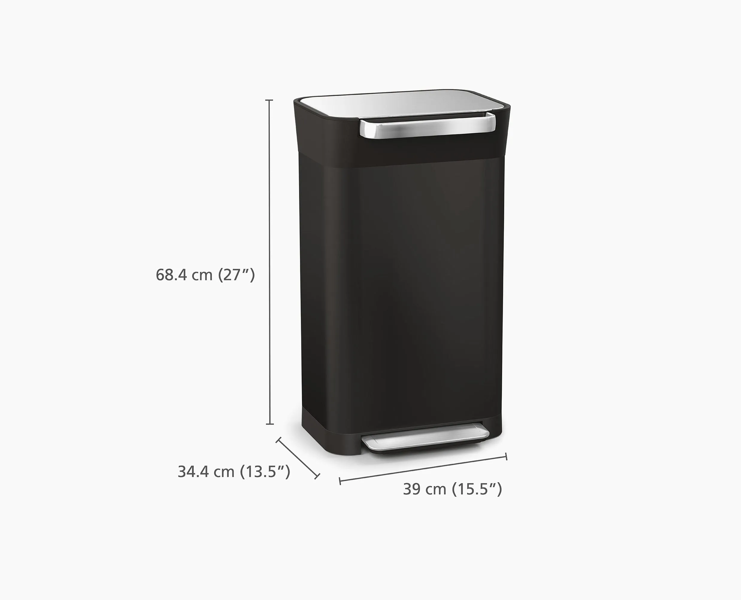 Titan 30L Black Trash Compactor
