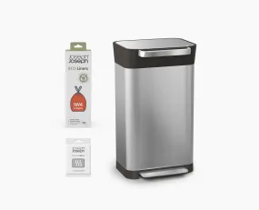 Titan 30L Stainless-steel Trash Compactor Starter Set