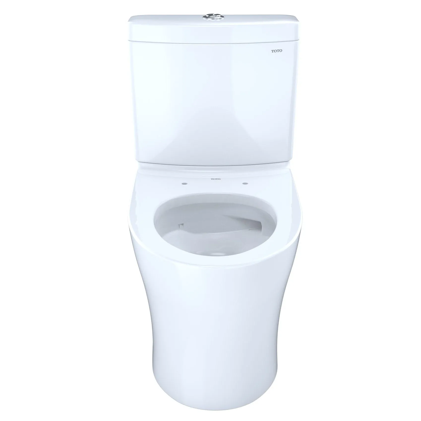TOTO CST446CEMGN#01 Aquia IV Regular Height Dual Flush Elongated Two-Piece Toilet, White
