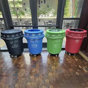 Trash Can Cover for Recycling