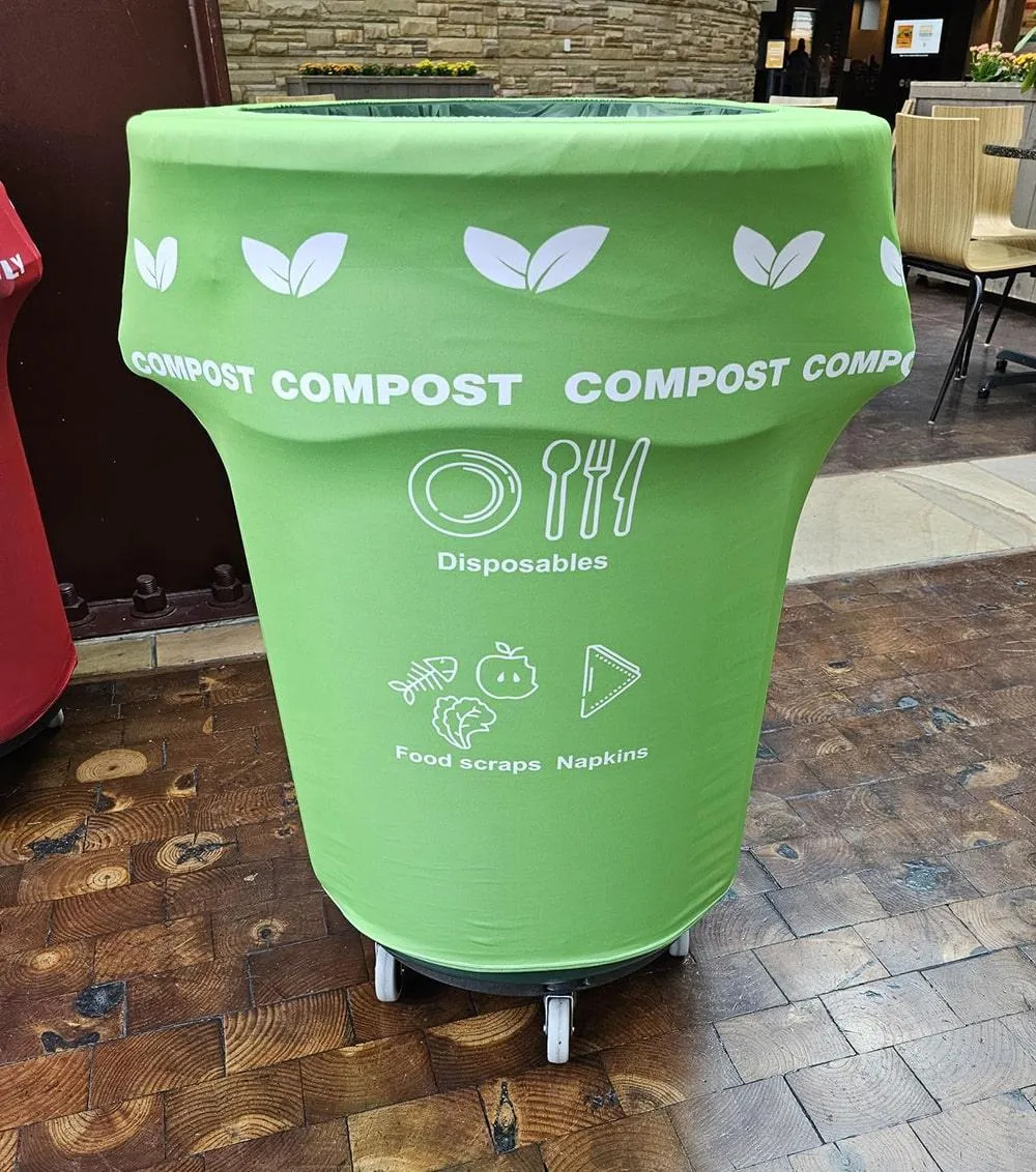 Trash Can Cover for Recycling