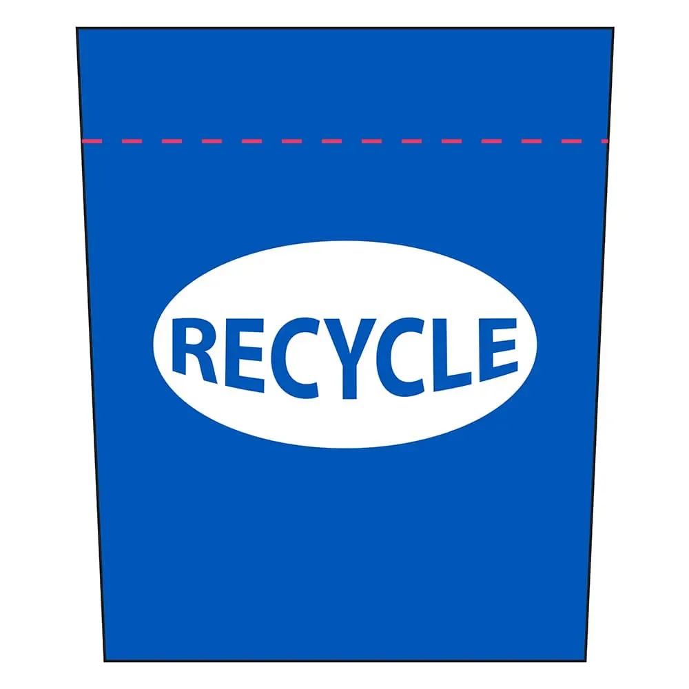 Trash Can Cover for Recycling