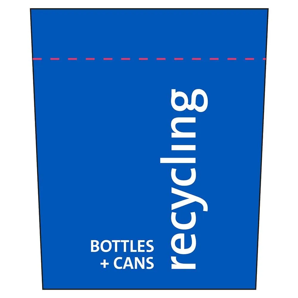 Trash Can Cover for Recycling