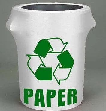 Trash Can Cover for Recycling
