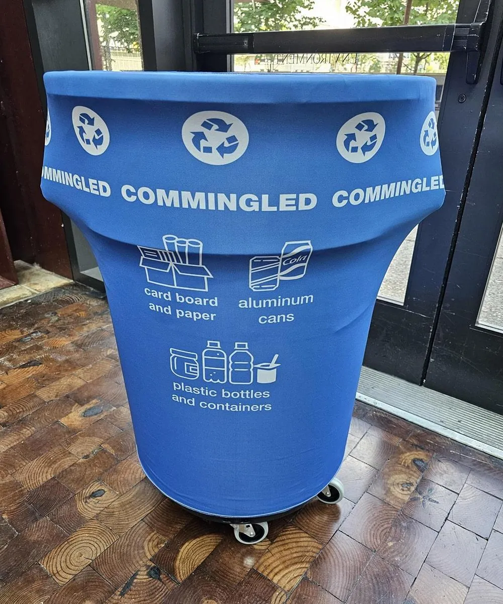 Trash Can Cover for Recycling