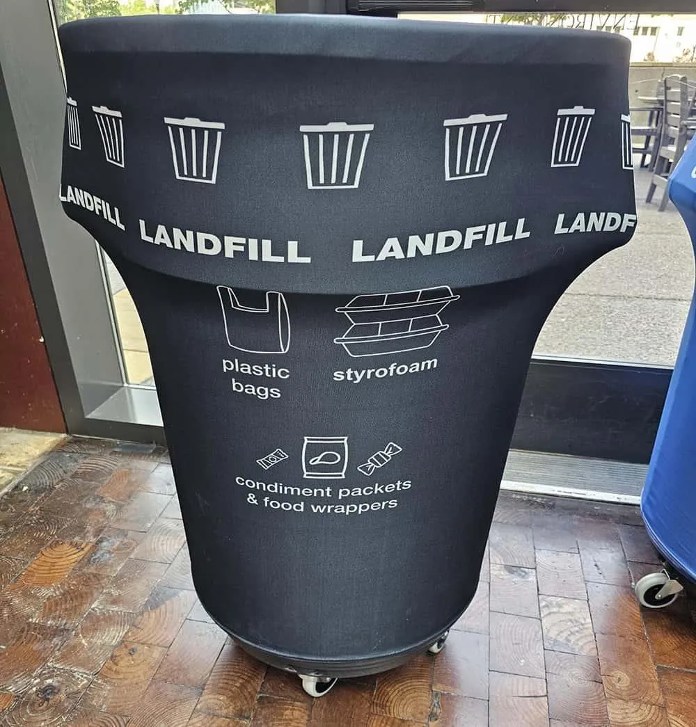Trash Can Cover for Recycling
