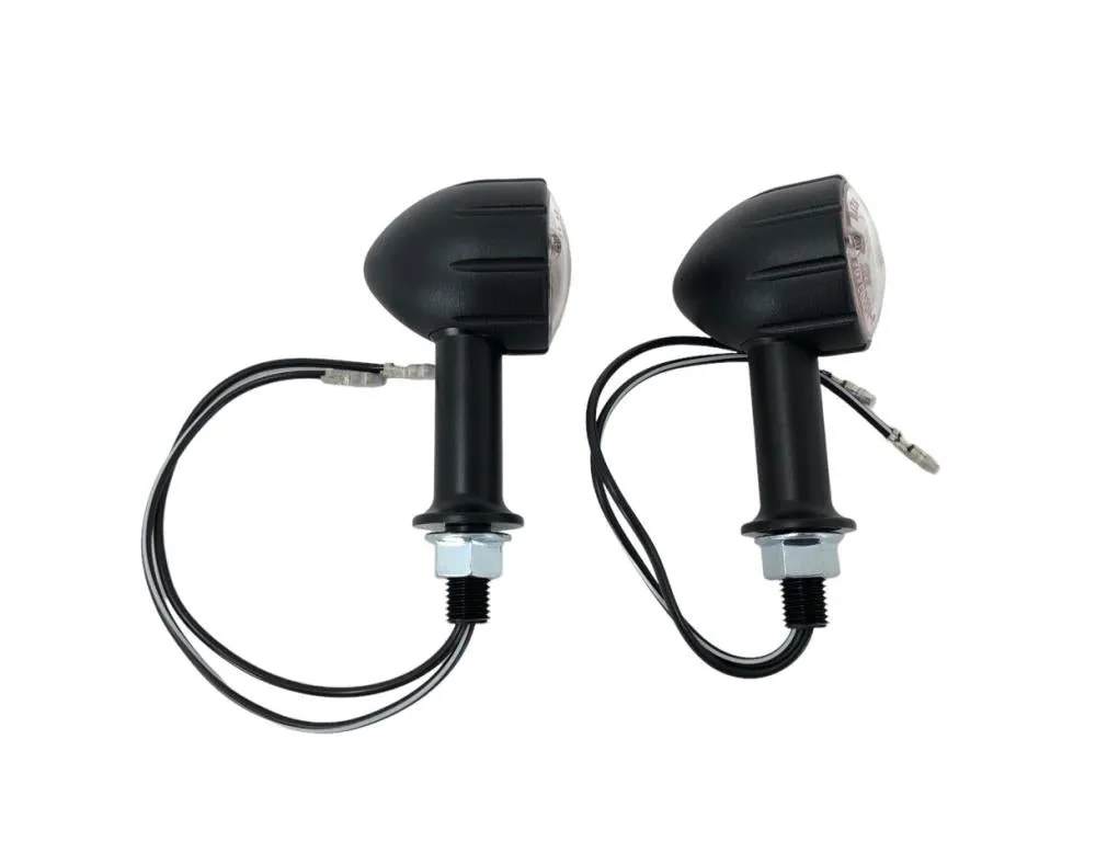 Turn Signal set (2 pieces) "Tech Glide" Turn Signal in Black  - Highway Hawk H203-316