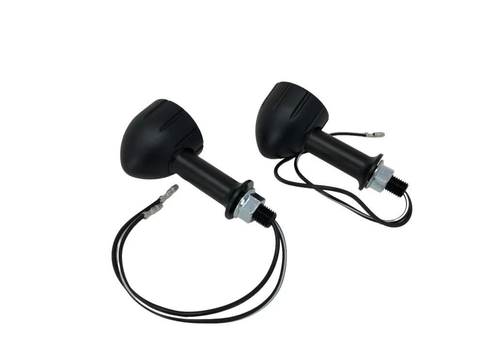 Turn Signal set (2 pieces) "Tech Glide" Turn Signal in Black  - Highway Hawk H203-316