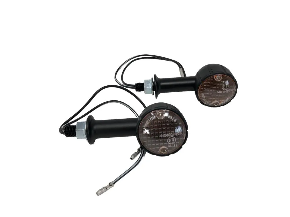 Turn Signal set (2 pieces) "Tech Glide" Turn Signal in Black  - Highway Hawk H203-316