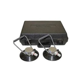 Two 6" Flip Handle Hand Cups for Flat or Curved Surfaces