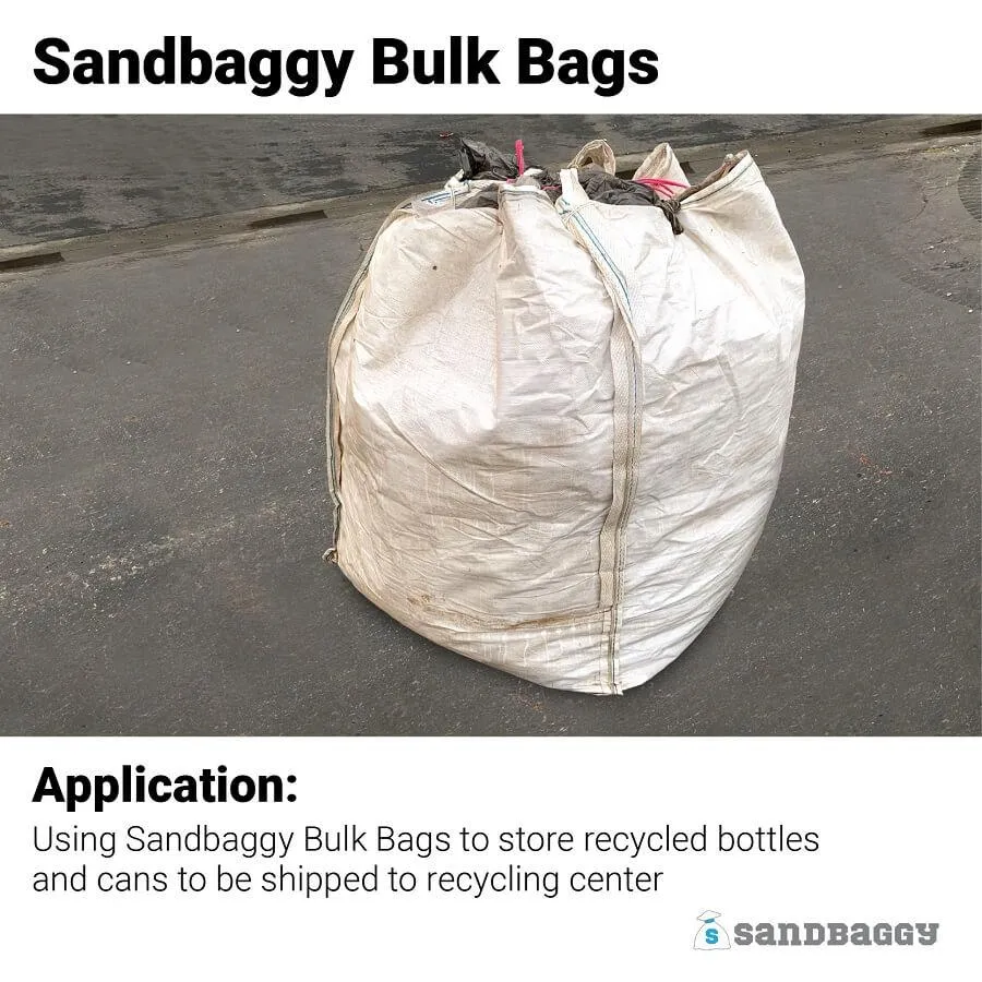 Used FIBC Bulk Bags - 35" x 35" x 50" - 50% Cheaper Than New Bulk Bags