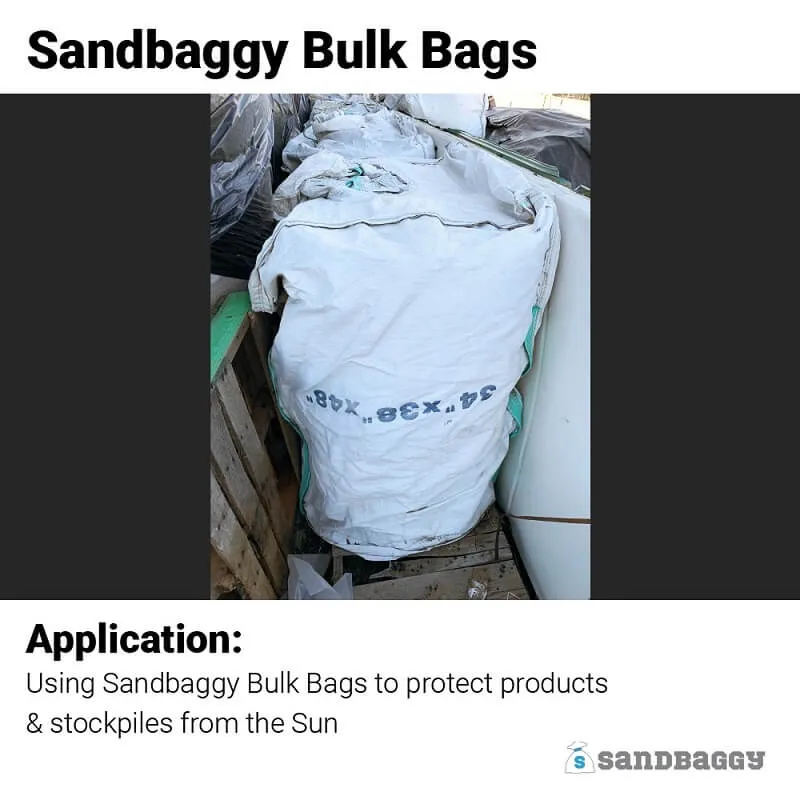 Used FIBC Bulk Bags - 35" x 35" x 50" - 50% Cheaper Than New Bulk Bags