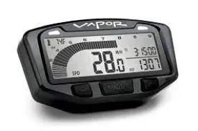 Vapor Digital Gauge Replacement Head Unit  Black