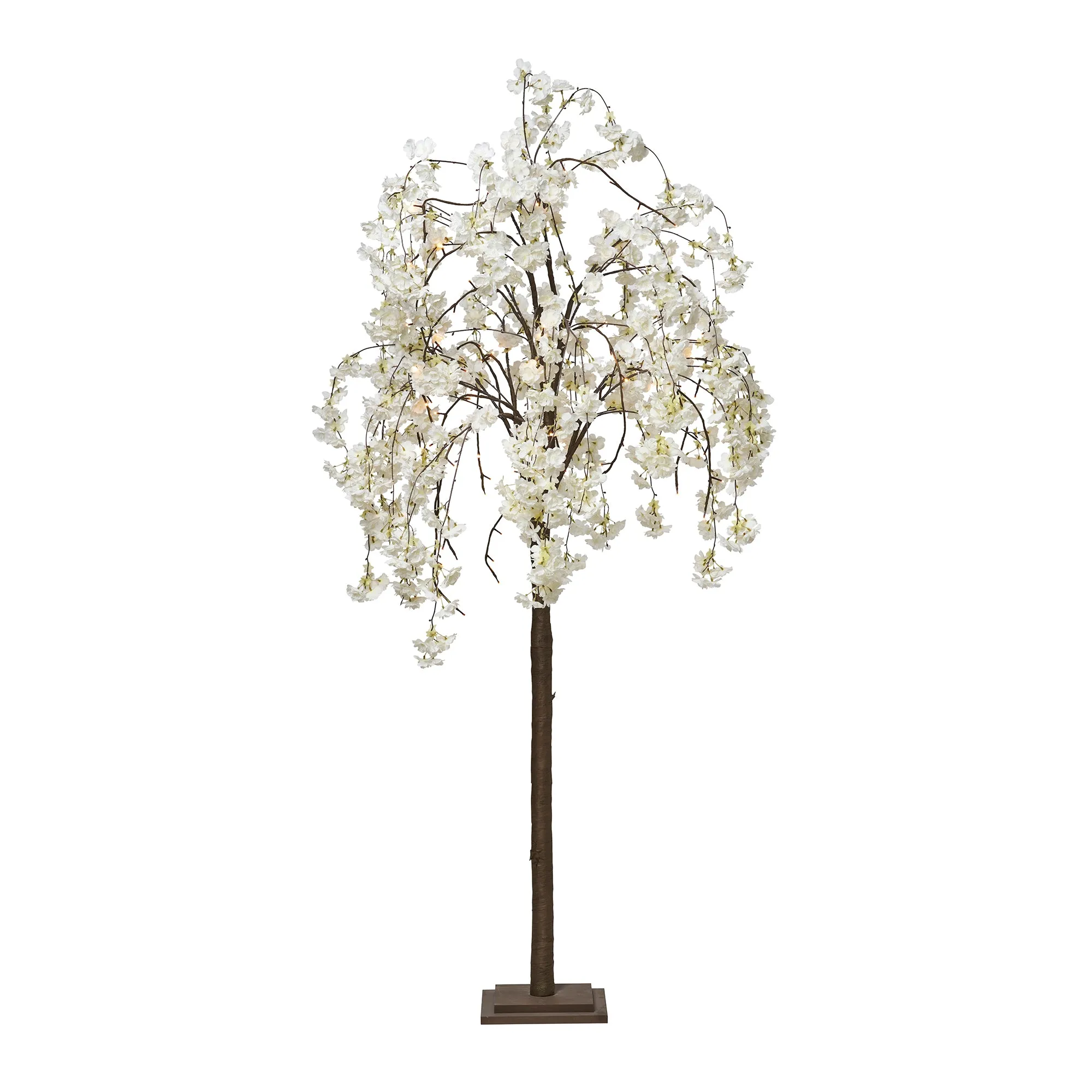 White Cherry Blossom Tree With Warm White LEDs