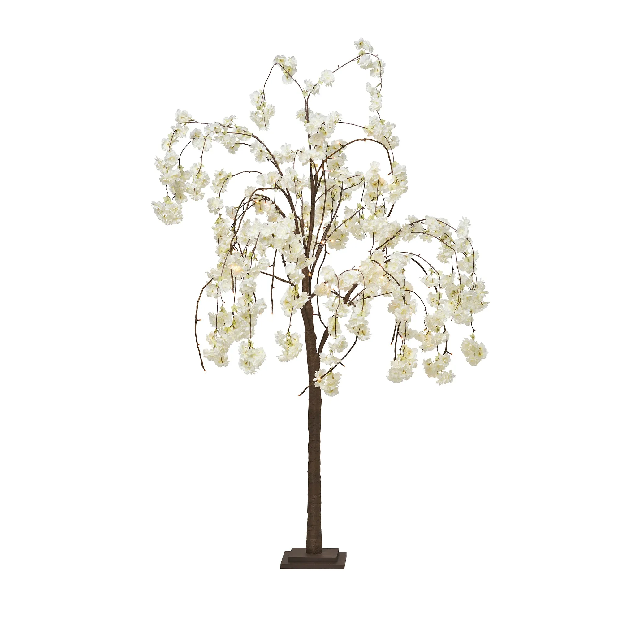 White Cherry Blossom Tree With Warm White LEDs