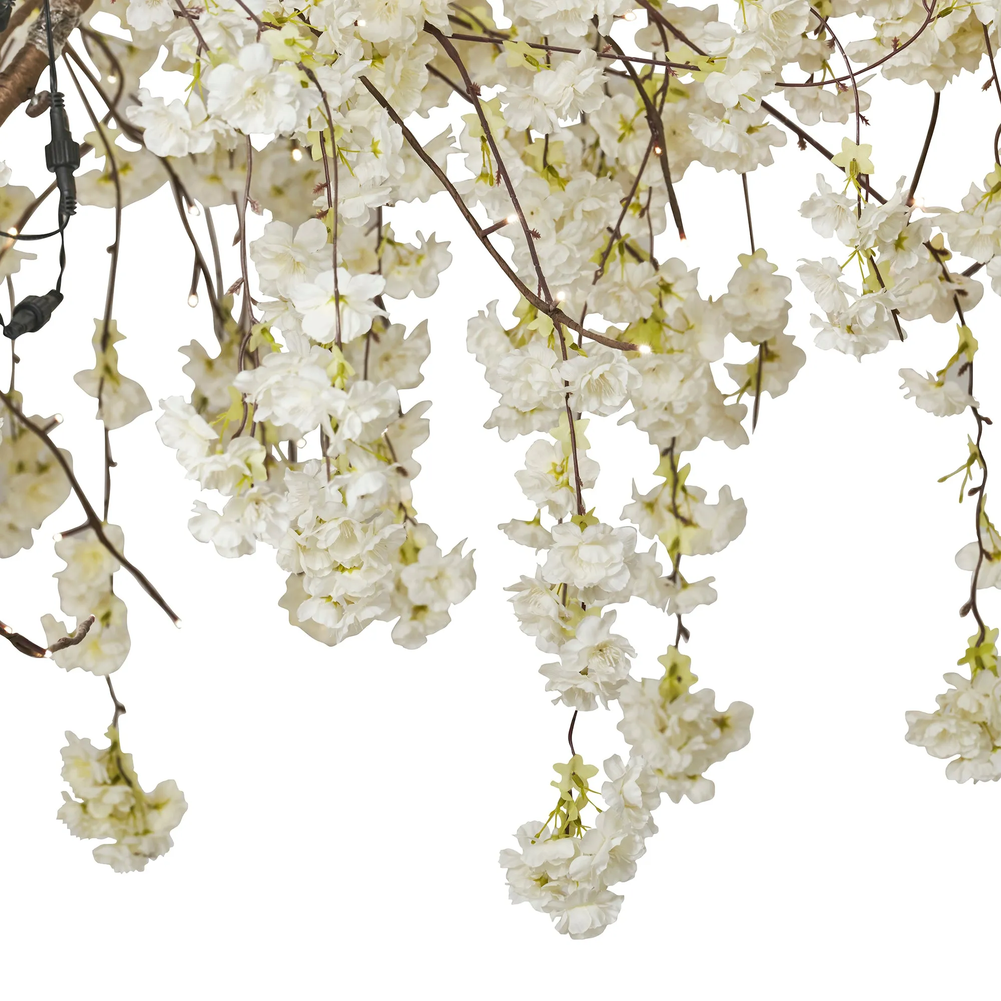 White Cherry Blossom Tree With Warm White LEDs