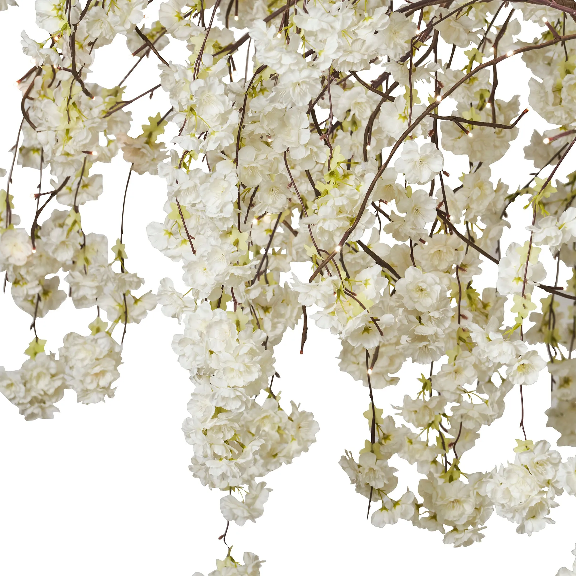 White Cherry Blossom Tree With Warm White LEDs
