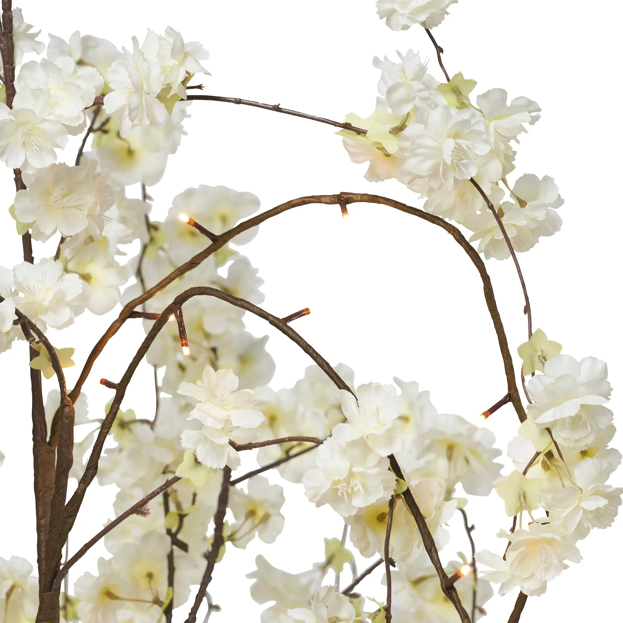 White Cherry Blossom Tree With Warm White LEDs