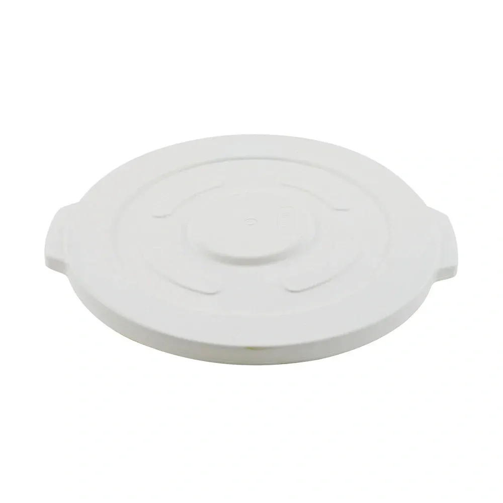 Winco FCW-10L Lid for White Trash Can, 10gln, NSF Certified