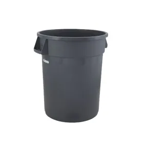 Winco PTC-44G 44 Gallon Gray Heavy Duty Trash Can