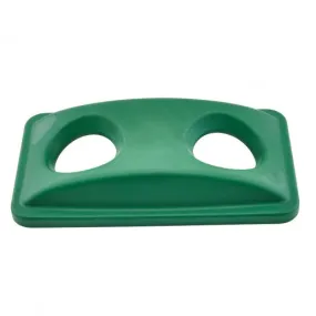 Winco PTCB-23GR Lid for 23 Gallon PTC-23GR Slender Trash Can  - Green