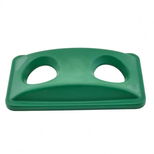 Winco PTCB-23GR Lid for 23 Gallon PTC-23GR Slender Trash Can  - Green