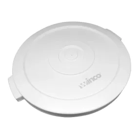 Winco PTCL-10W White Cover for PTC-10W Trash Can