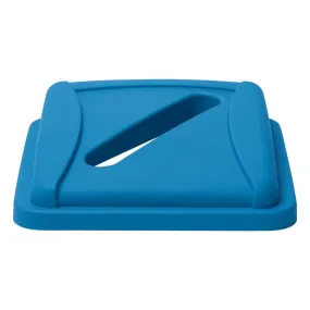 Winco PTCSP-23L Blue Square Paper Lid for PTCS-23L