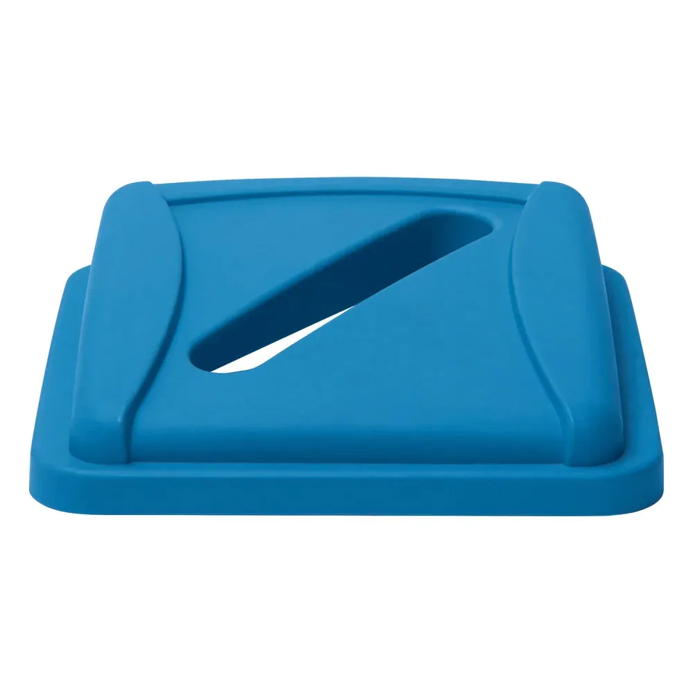 Winco PTCSP-23L Blue Square Paper Lid for PTCS-23L