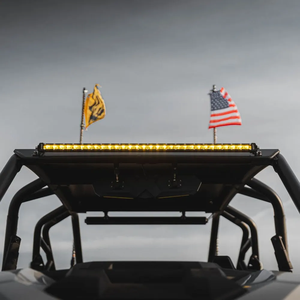 Xprite LED Light Bar [Yellow Flood Beam] Ultra Thin Astro Series