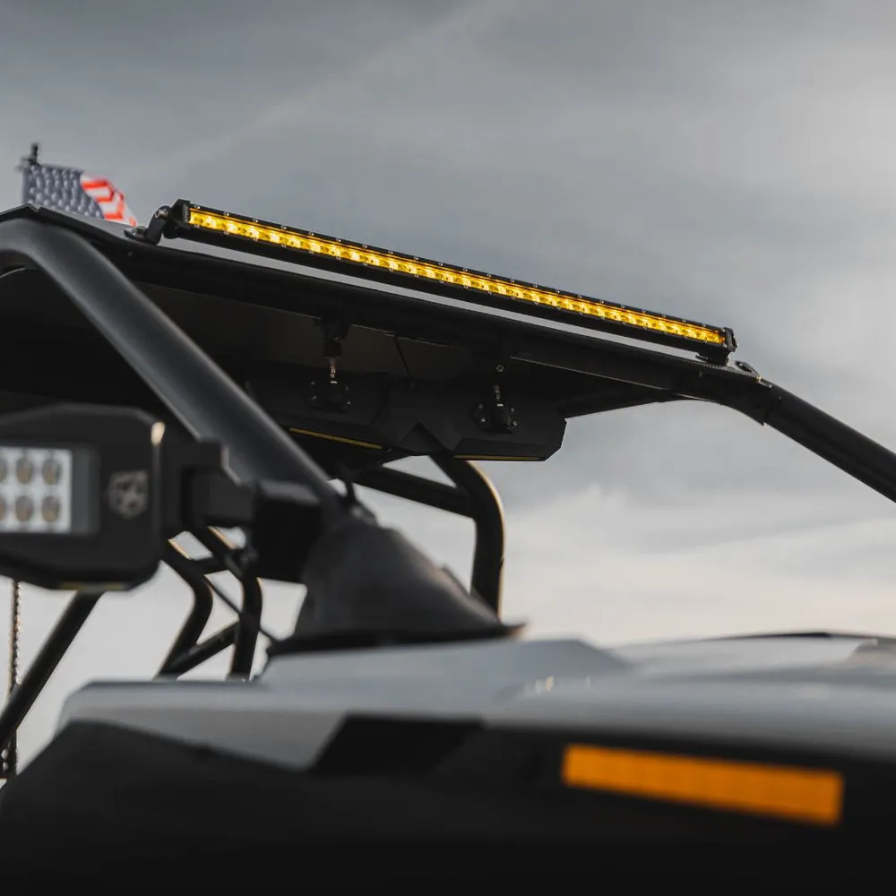 Xprite LED Light Bar [Yellow Flood Beam] Ultra Thin Astro Series