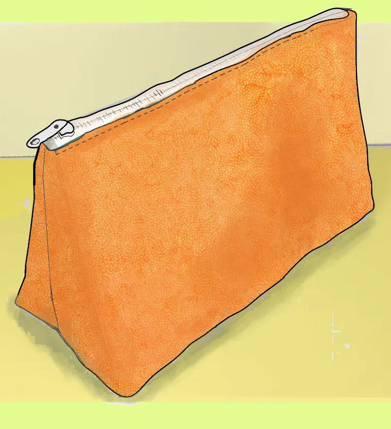 Zipper Pouch - Approx 8"L x 5"H - 6933 - Mat included
