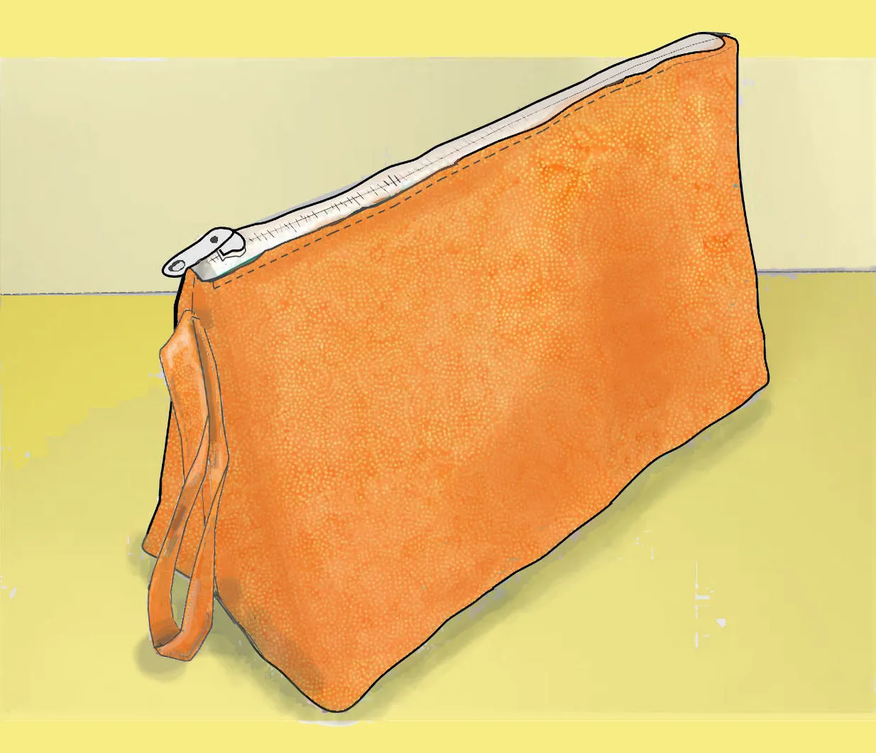 Zipper Pouch - Approx 8"L x 5"H - 6933 - Mat included